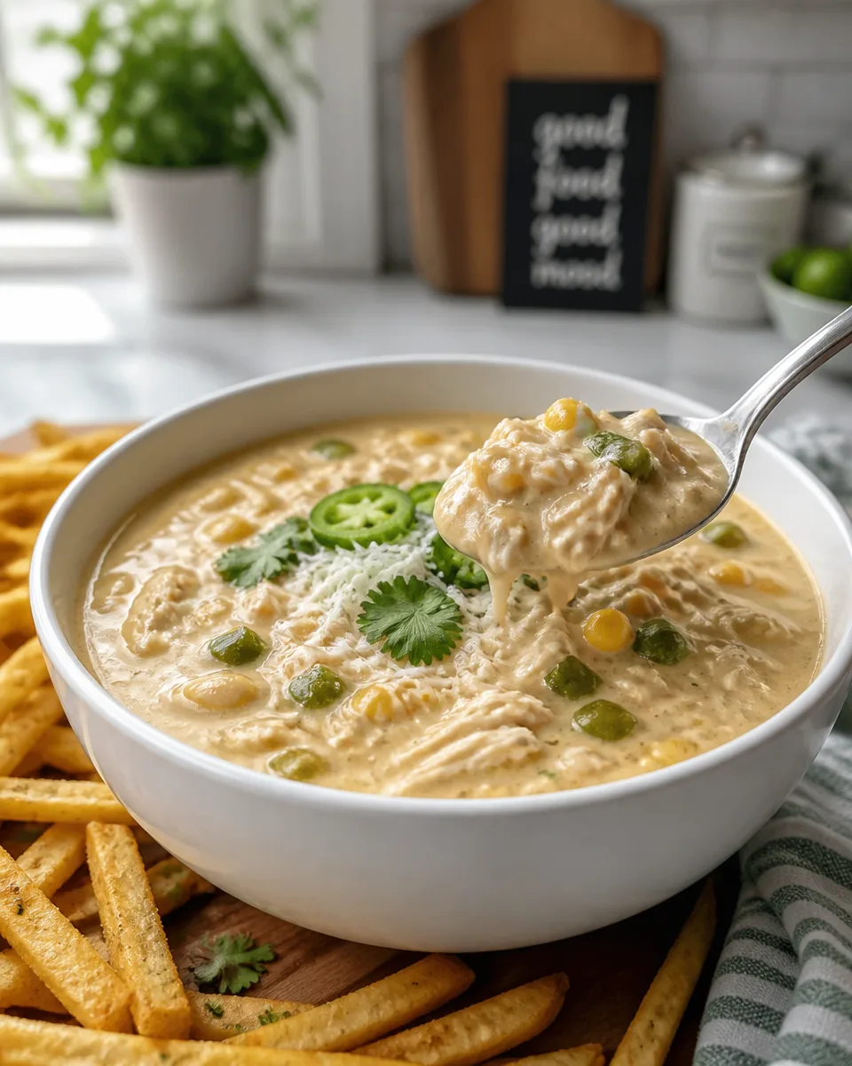 Slow Cooker White Chicken Chili