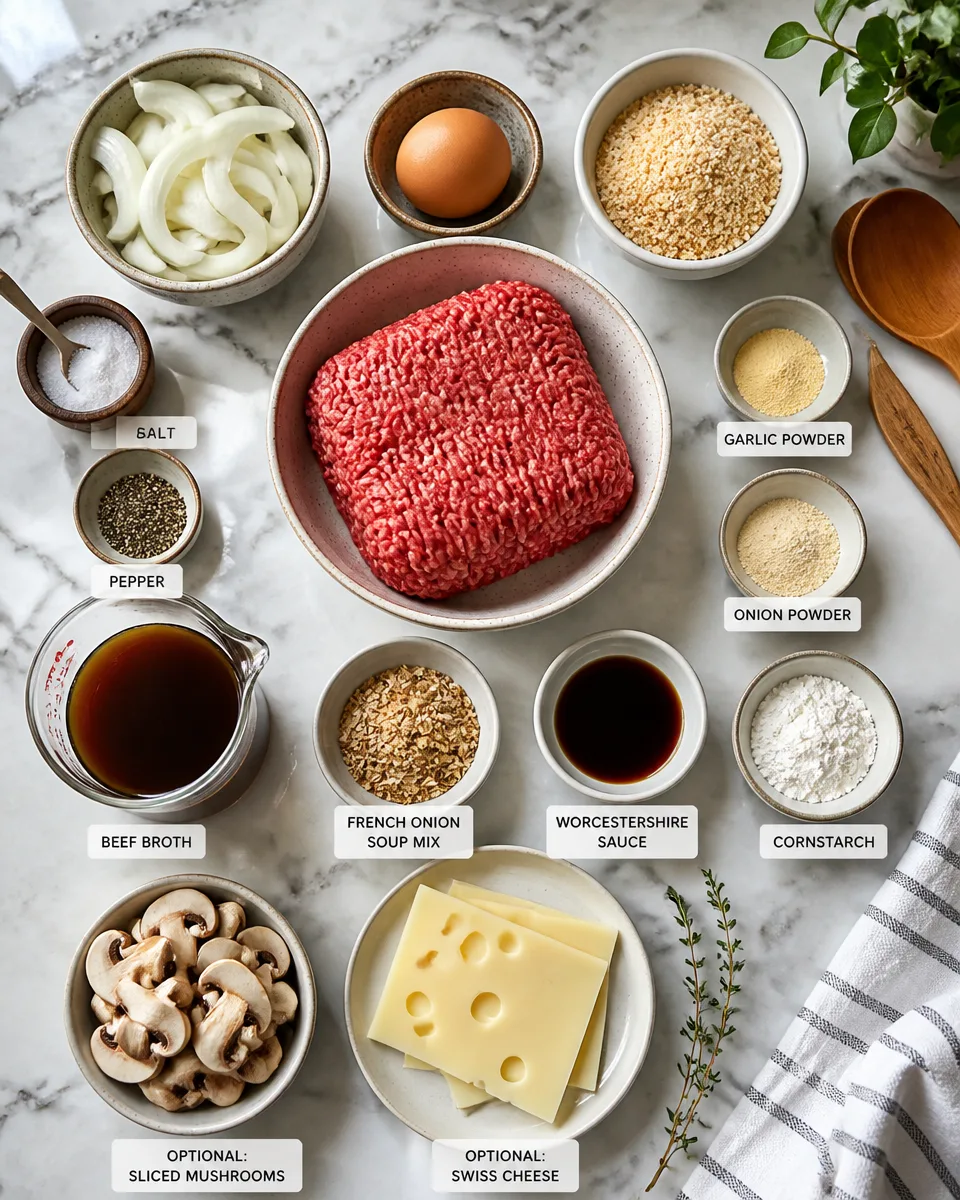 Savory Crockpot French Onion Salisbury Steak for Cozy Nights