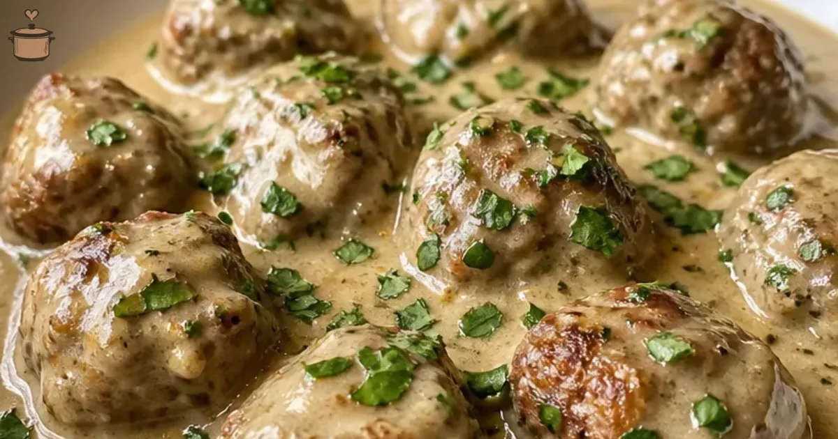 Swedish Meatballs in a Rich Creamy Gravy