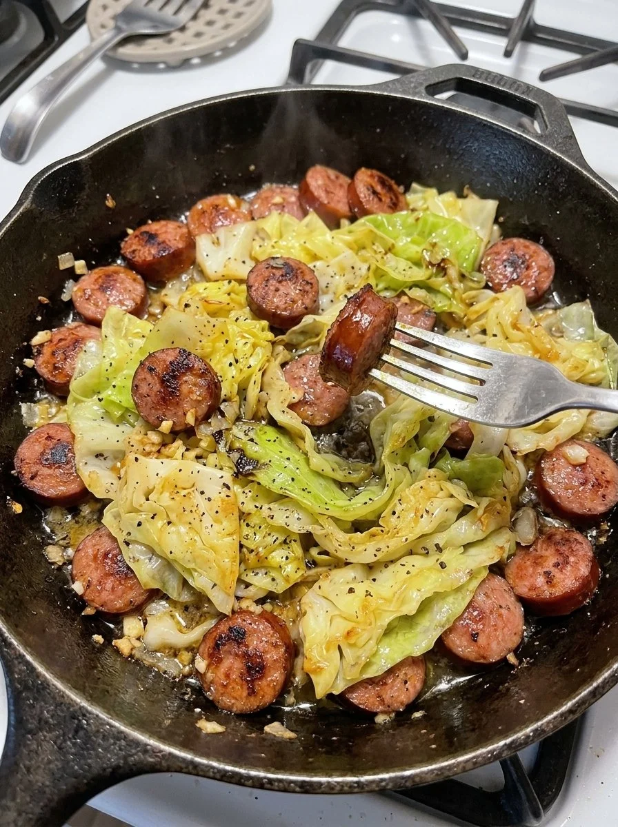 Cabbage and Sausage Skillet: Quick 25-Minute One-Pan Weeknight Dinner Recipe 20 Cabbage and Sausage Skillet: Quick 25-Minute One-Pan Weeknight Dinner Recipe