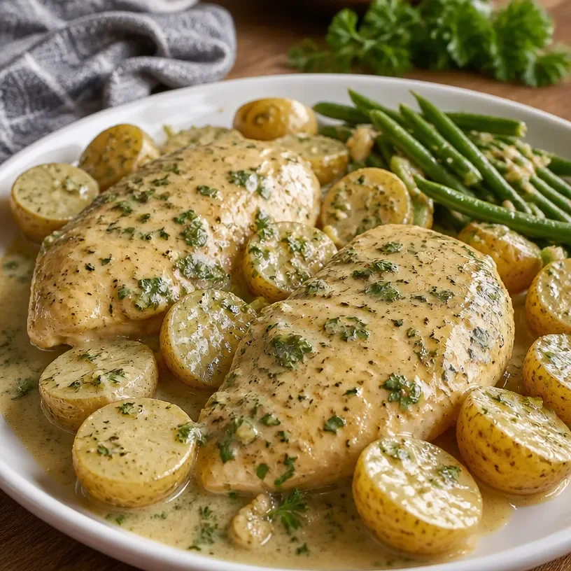 Creamy Ranch Chicken and Potatoes Crockpot Recipe