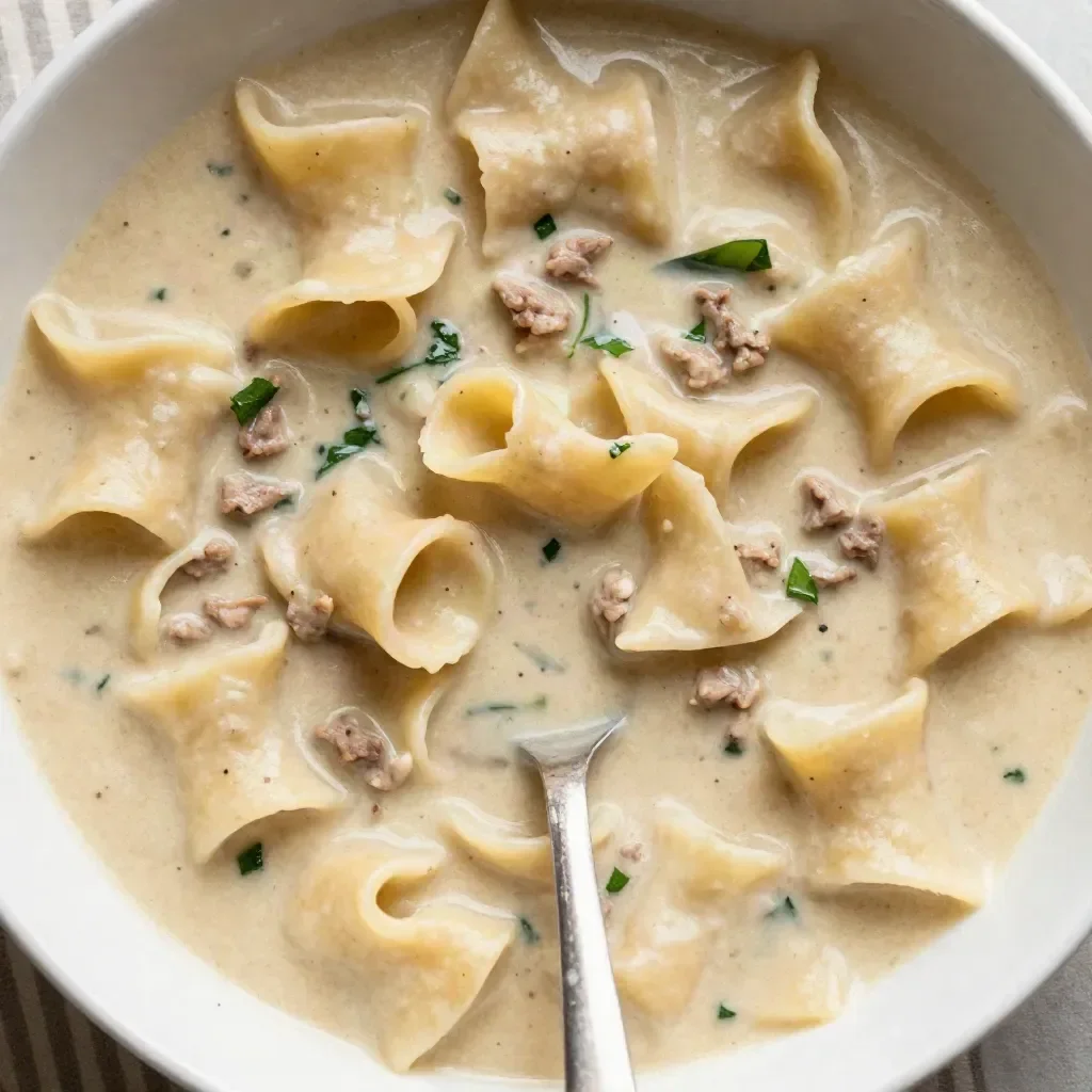 Creamy White Lasagna Soup | Meatless white lasagna soup, White lasagna soup with shredded chicken and ground sausage, Lasagne soup 24 Creamy White Lasagna Soup | Meatless white lasagna soup, White lasagna soup with shredded chicken and ground sausage, Lasagne soup