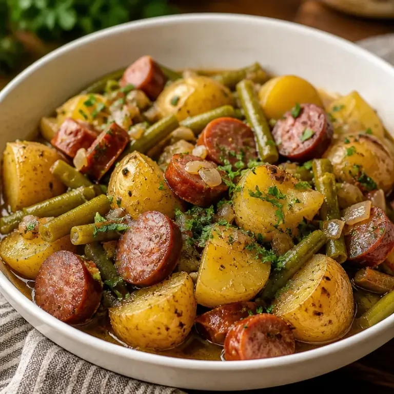 Slow cooker swamp potatoes recipe with spices and herbs for a tasty side dish.