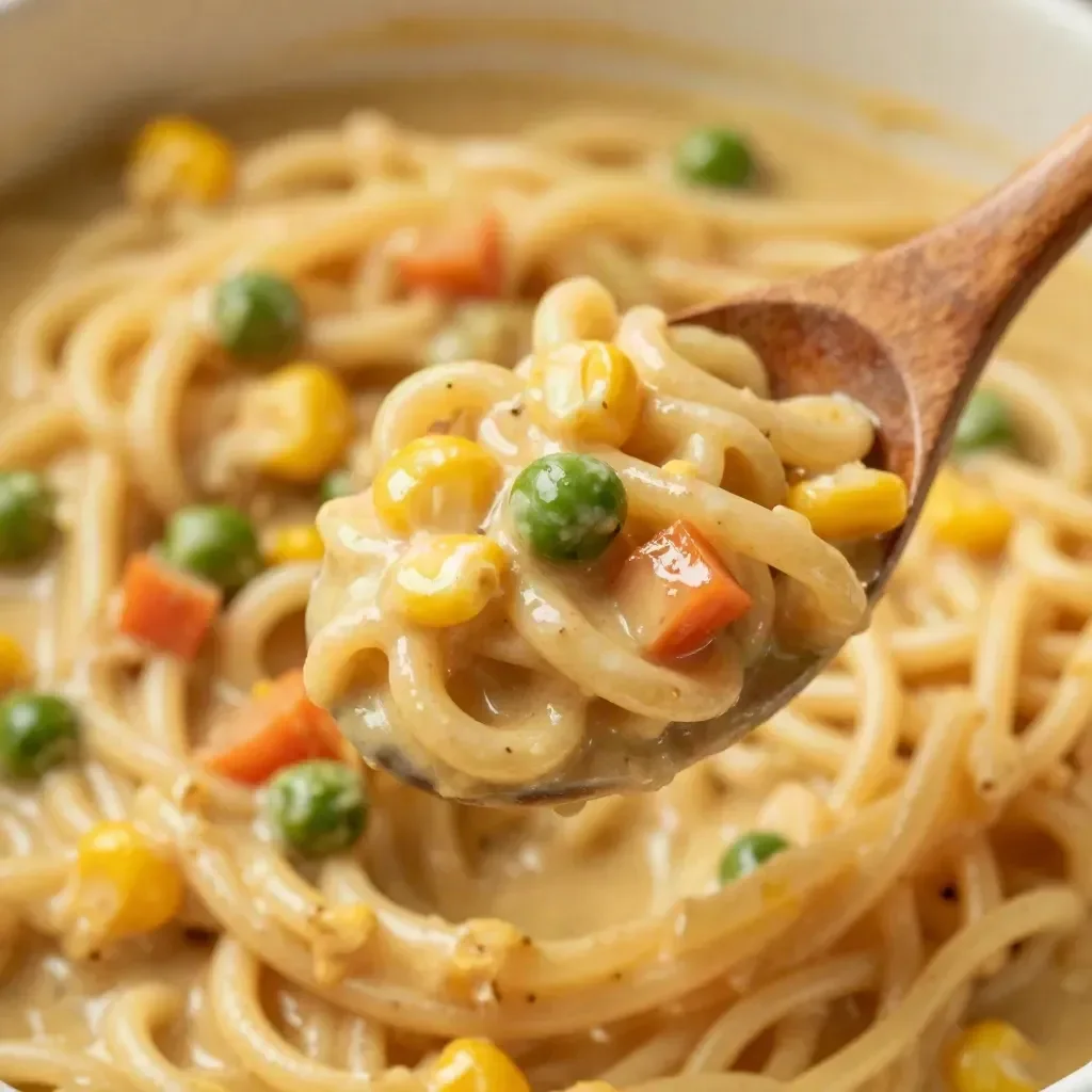 This Crock Pot Chicken Pot Pie Pasta combines tender chicken, creamy sauce, and veggies into one easy slow-cooker meal. … | Crockpot chicken breast recipes easy with pasta, Chicken and pasta crockpot recipes, Chicken pot pie pasta crock pot